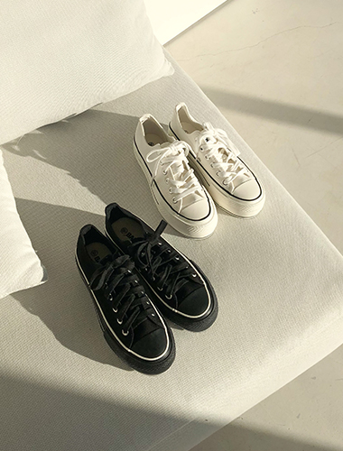 [new sale!/무배/저녁9시전 주문시 익일출고] bebe sneakers (4.5cm/2color/225-250)